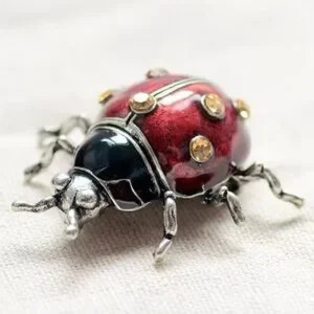 ladybug Brooch Pin - Picture 4 of 5